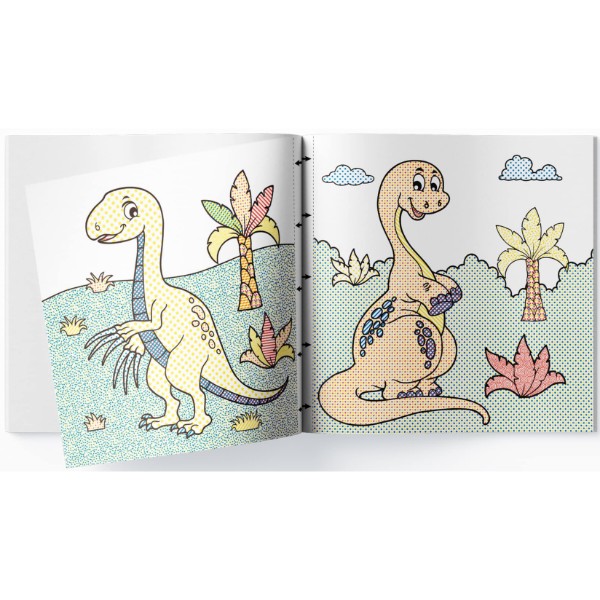 Фото - Раскраски Crystal Book лучшая водяная. Динозавры (9789669871039)